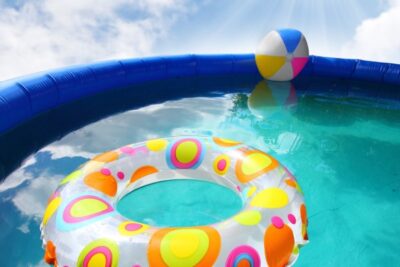 Apply Swimming Pool Patch to Fix Inflatables Puncture