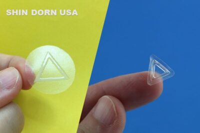 Shin Dorn Offers Tactile Warning Label, ISO 11683 Compliant