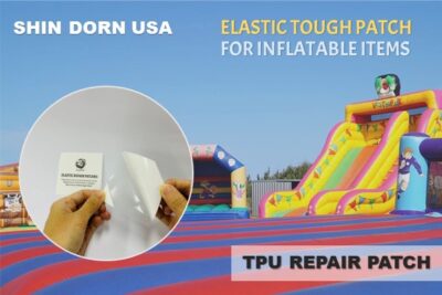 What are the applications of repair patches made of TPU (Thermoplastic polyurethane)?